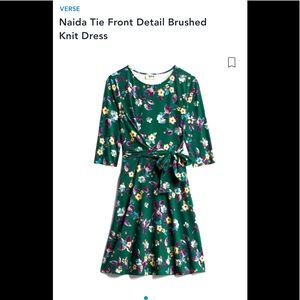 Cute tie front knit dress from StitchFix, like new, size Large